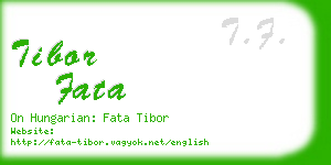 tibor fata business card